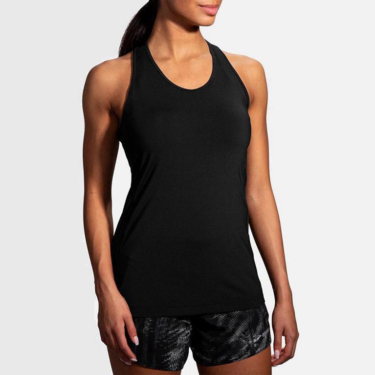 Brooks Pick-Up Hardlooptanktop voor Dames Grijs (ZBPXL-4982)